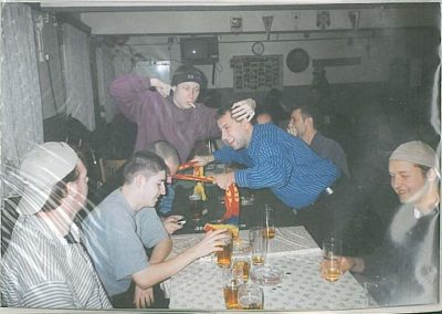 sparťanská šála těsně před pochcánim
